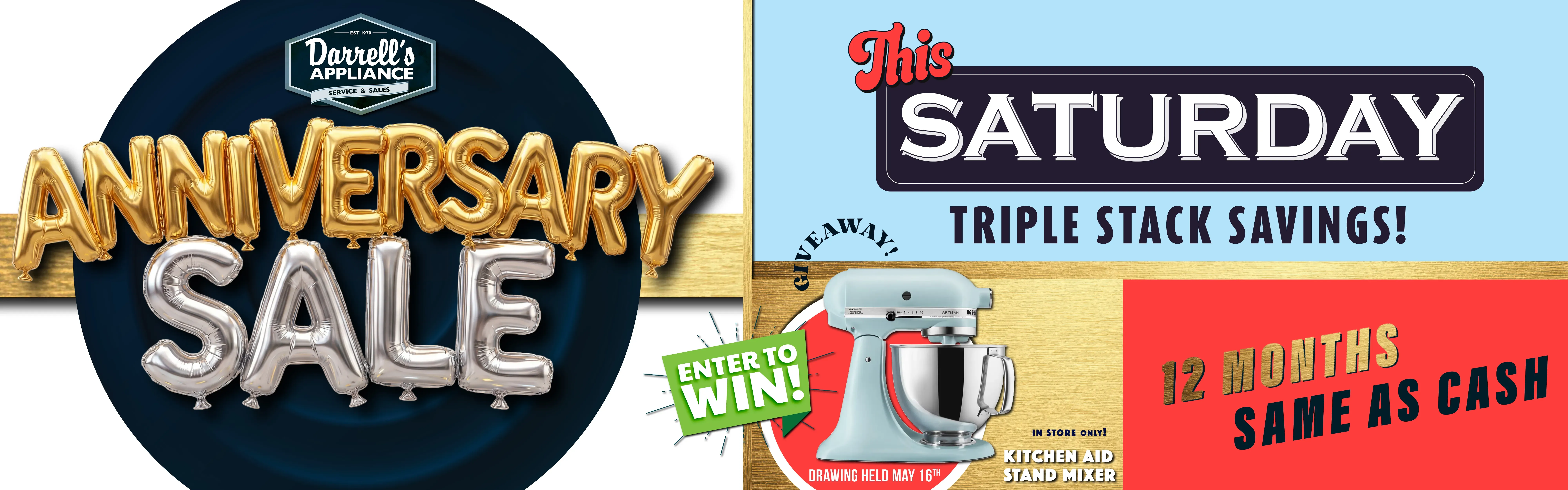 Anniversary Sale this Saturday